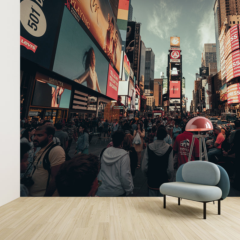 Photograph City Scenery Wall Mural Wall Covering for Sitting Room Bedroom