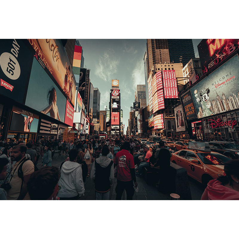 Photograph City Scenery Wall Mural Wall Covering for Sitting Room Bedroom