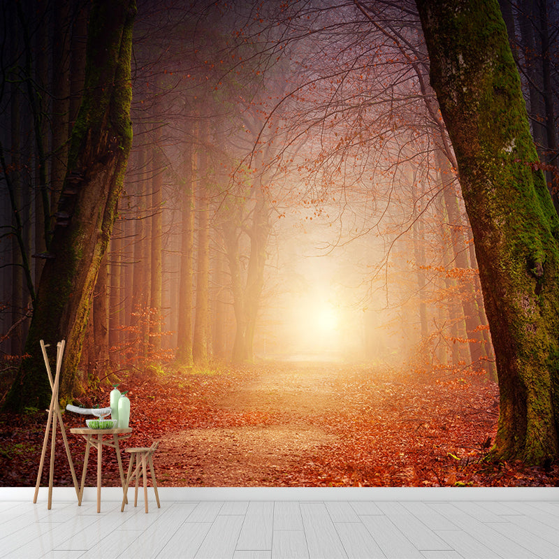 Modern Misty Forest Landscape Mural Decorative Painting Bedroom Mural Painting