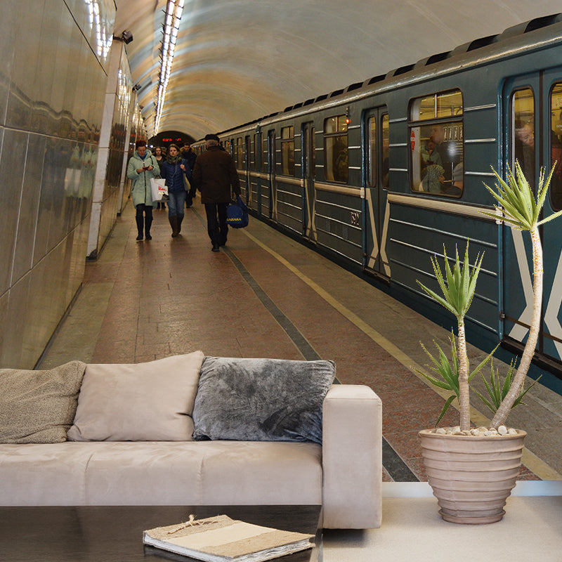 Photography Transportation Mural Wallpaper Water-Resistant Used for Decoration hall