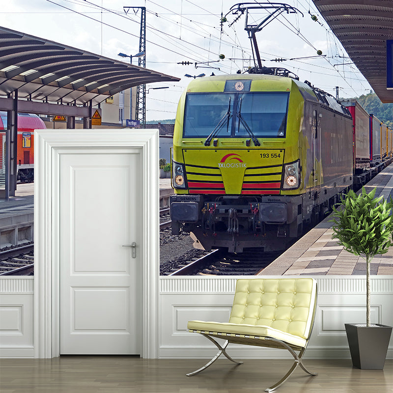 Photography Transportation Mural Wallpaper Water-Resistant Used for Decoration hall