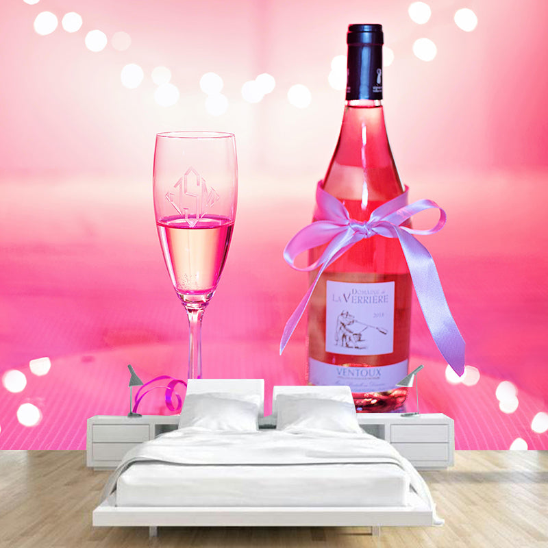 Customised Wine Mural Modern Minimalist Decorative Painting Wall Art for Bar Decor