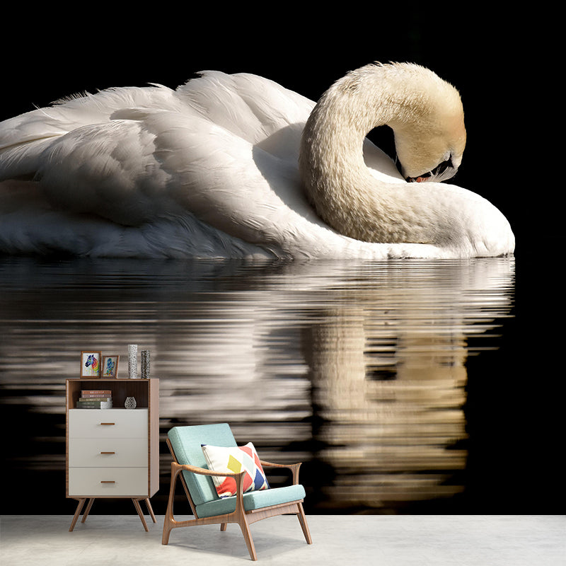 Photography Wall Mural Wild Animals Contemporary Wall Decor for Living Room