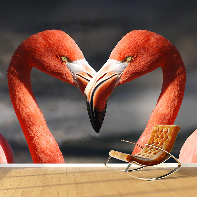 Contemporary Style Wild Animals Mural Photography Wallpaper for Living Room Decorative