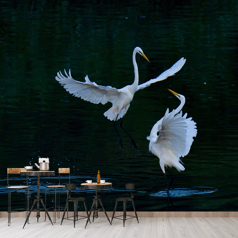 Mildew Resistant Modern Horizontal Mural Photography Wall Covering for Living Room