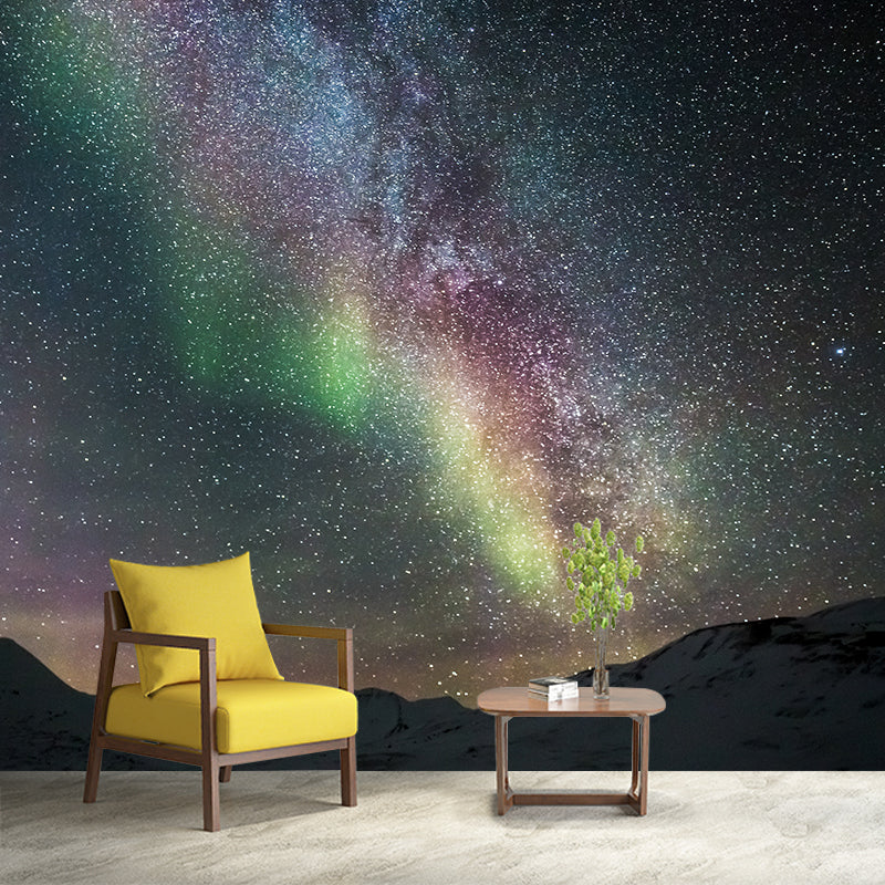 Deep Space Full Sky Mural Wallpaper Wall Decor for Bedroom,Made to Measure