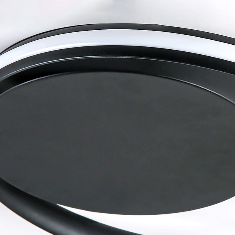 Lámpara de techo LED lineal creativa moderna, montaje empotrado de aluminio con pantalla de silicona