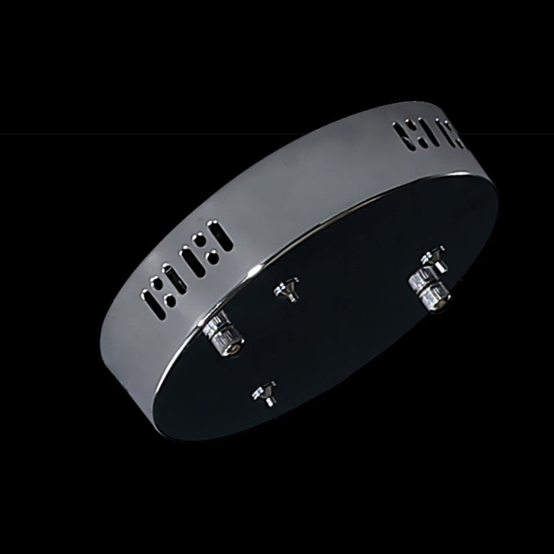 Modern Luxury Pendant Light Electroplate Metal Hanging Lamp with Aluminium Chain