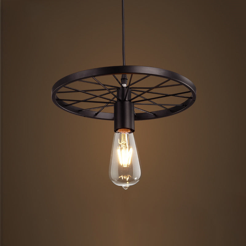 Bombilla desnuda colgante colgante iluminación colgante de metal industrial para restaurante