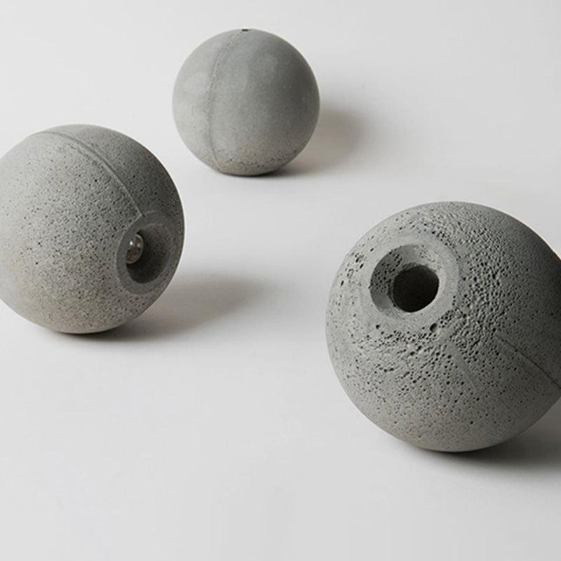 Modern Simplicity Round Ceiling Chandelier Cement Hanging Light for Living Room