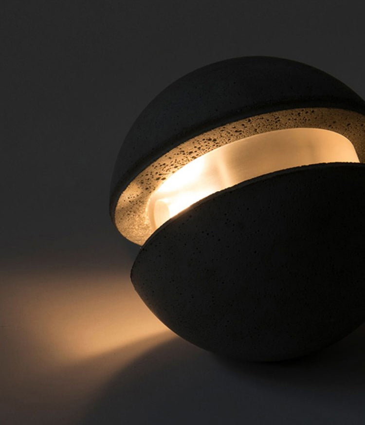 Modern Simplicity Round Ceiling Chandelier Cement Hanging Light for Living Room