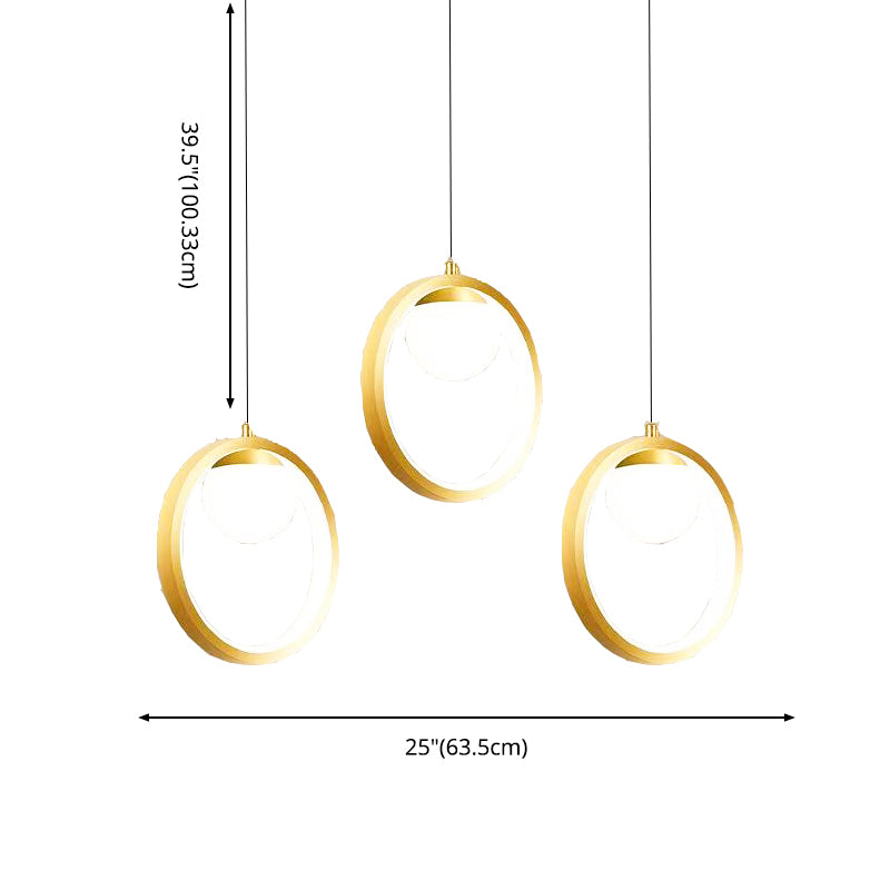 Linear Metal LED Island Light Fixture New Modern Spotlight Ceiling Pendant Light for Dining Room