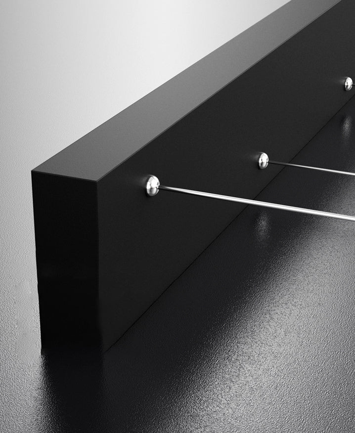 Blue New Modern LED Island Lighting Linear Clear Glass Chandelier Light Fixture for Dining Room