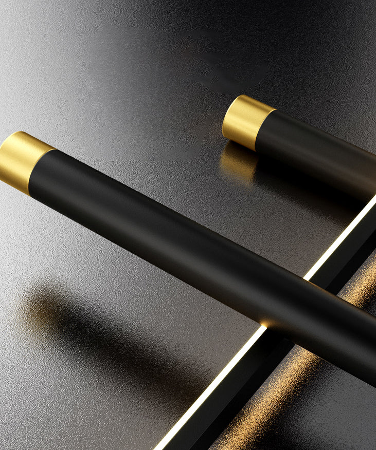 Blue New Modern LED Island Lighting Linear Clear Glass Chandelier Light Fixture for Dining Room