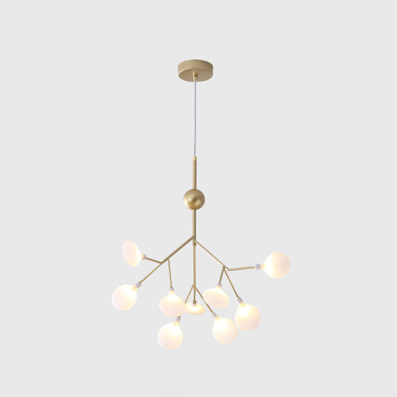 Fireflies lampadario Apparecchiatura dell'illuminazione Minimalista Metal Gold Aiuging Apparecchiatura