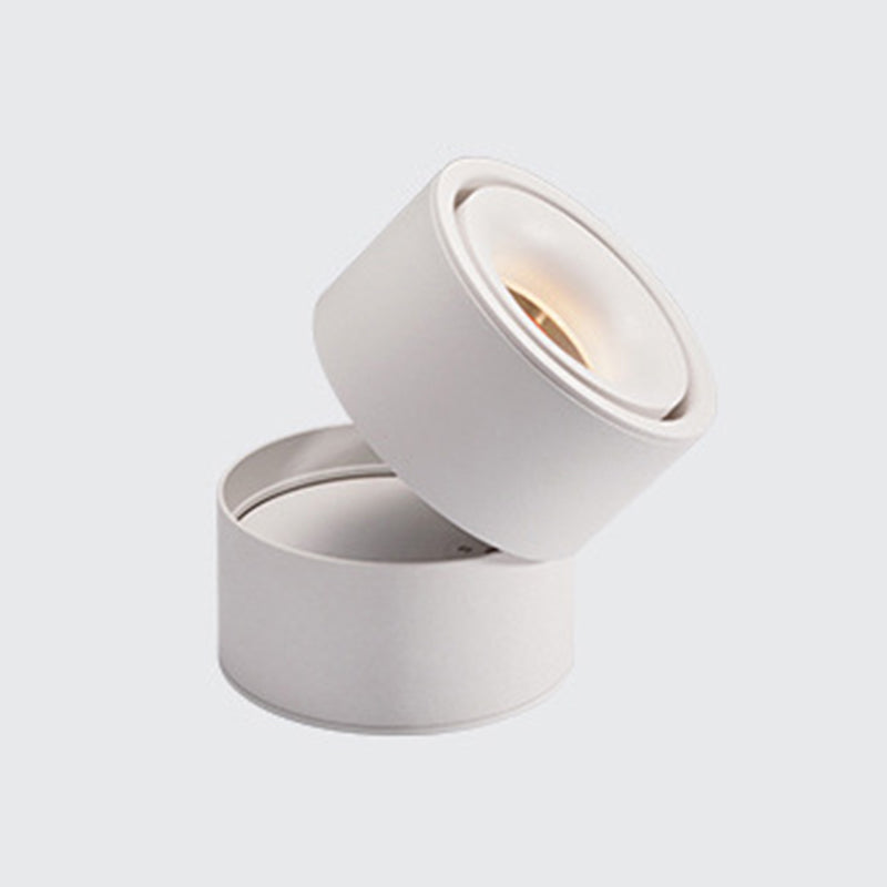 Minimalism 1-Light LED Flush Ceiling Light Metal Cylinder Ceiling Light Fixture