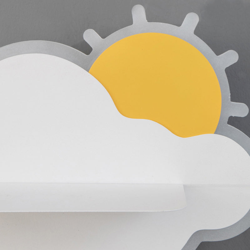 Cloud Shape Wall Mounted Light Minimalist LED Metal Wall Mounted Lighting for Bedroom