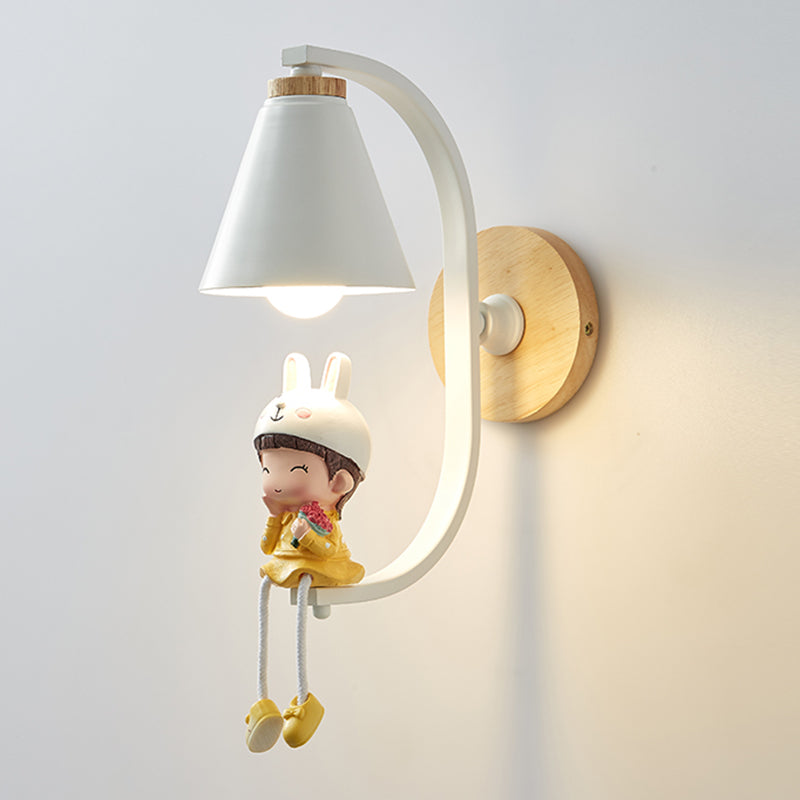 Conical Kids Slaapkamer Wand SCONCE LICHTING METAL NORDISCHE STYL SCONCE LICTE FICUTUUR