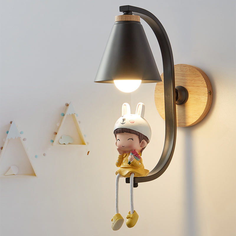 Conical Kids Slaapkamer Wand SCONCE LICHTING METAL NORDISCHE STYL SCONCE LICTE FICUTUUR