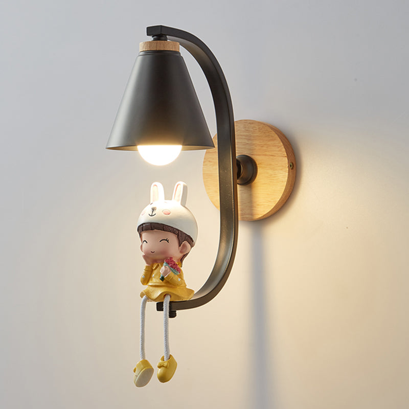 Conical Kids Slaapkamer Wand SCONCE LICHTING METAL NORDISCHE STYL SCONCE LICTE FICUTUUR