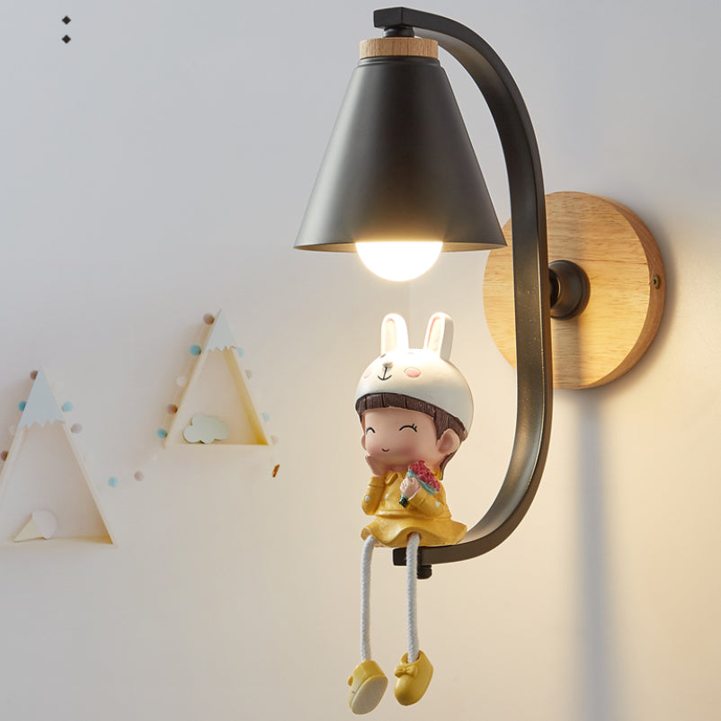 Conical Kids Slaapkamer Wand SCONCE LICHTING METAL NORDISCHE STYL SCONCE LICTE FICUTUUR