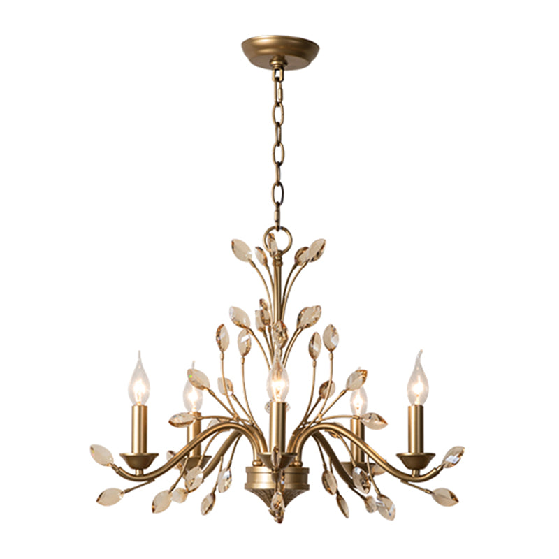 Suspended Lighting Fixture Traditional Crystal Branches Chandelier Light Fixture