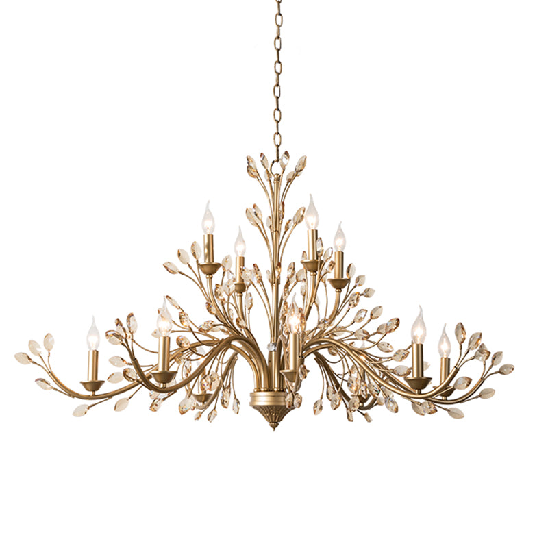 Suspended Lighting Fixture Traditional Crystal Branches Chandelier Light Fixture