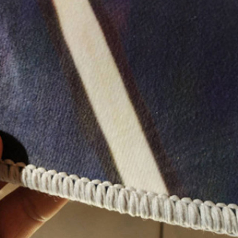 Green Plants Carpet Polyester Casual Area Rug Non-Split Backing Indoor Carpet for Indoor Room