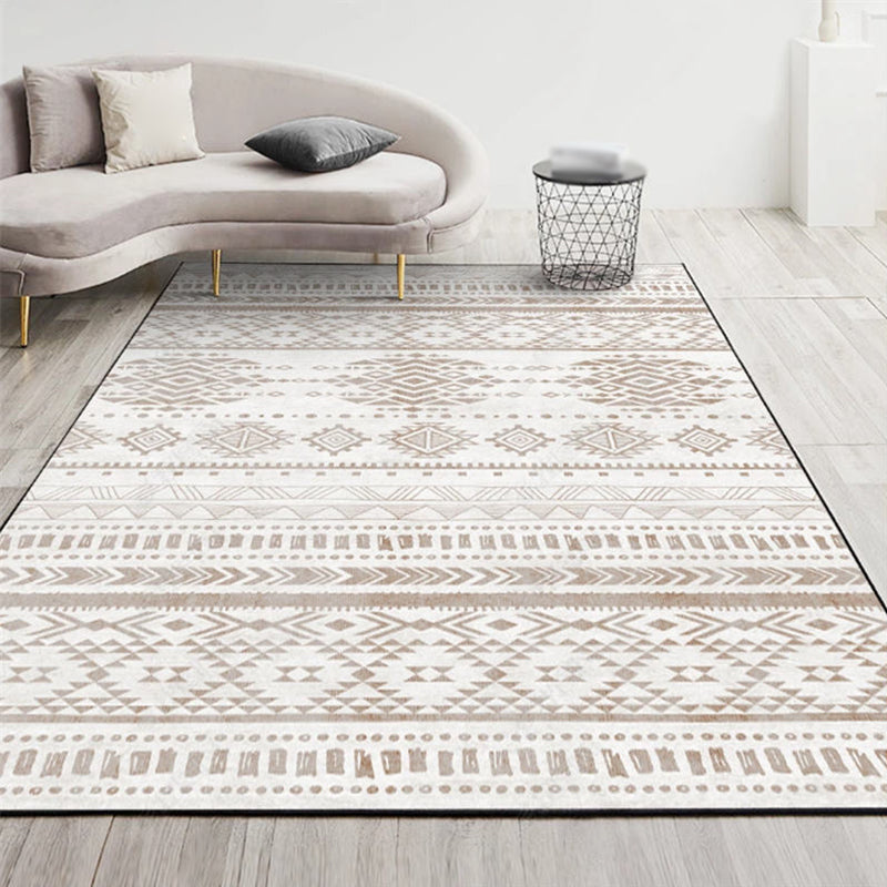 Grijze Boheems Area Tapijt Polyester Americana Pattern Area Tapijt Anti-slip Tapijt voor thuisdecoratie