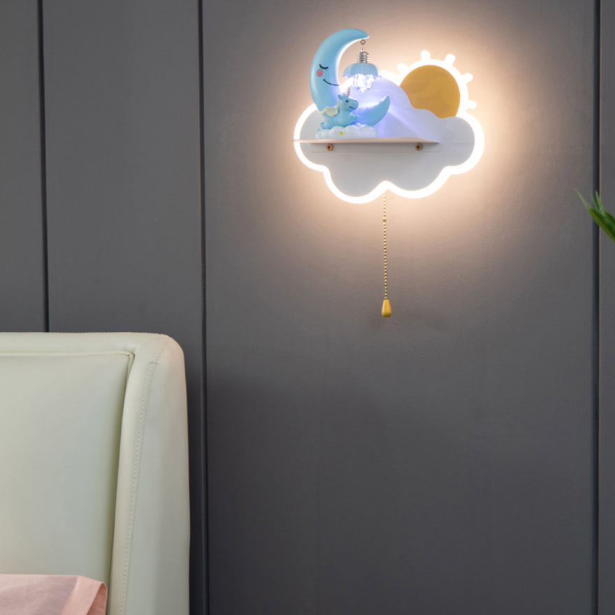 Cloud Shape Wall Mounted Light Minimalist LED Metal Wall Mounted Lighting for Bedroom