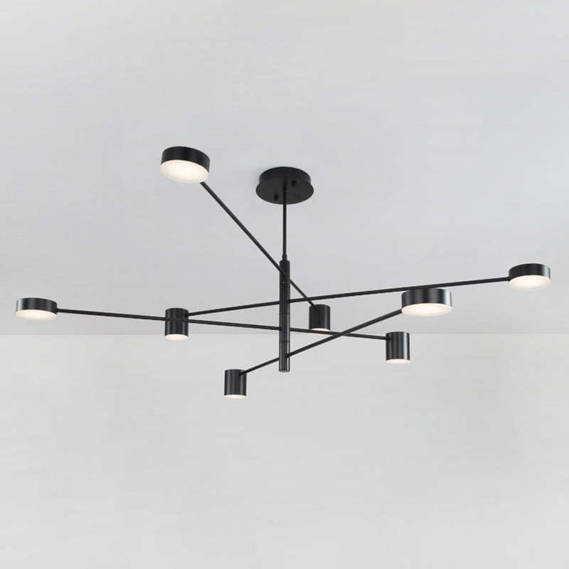 Metal Starburst Chandelier Lighting Fixture Modern Style LED Chandelier Light Fixture