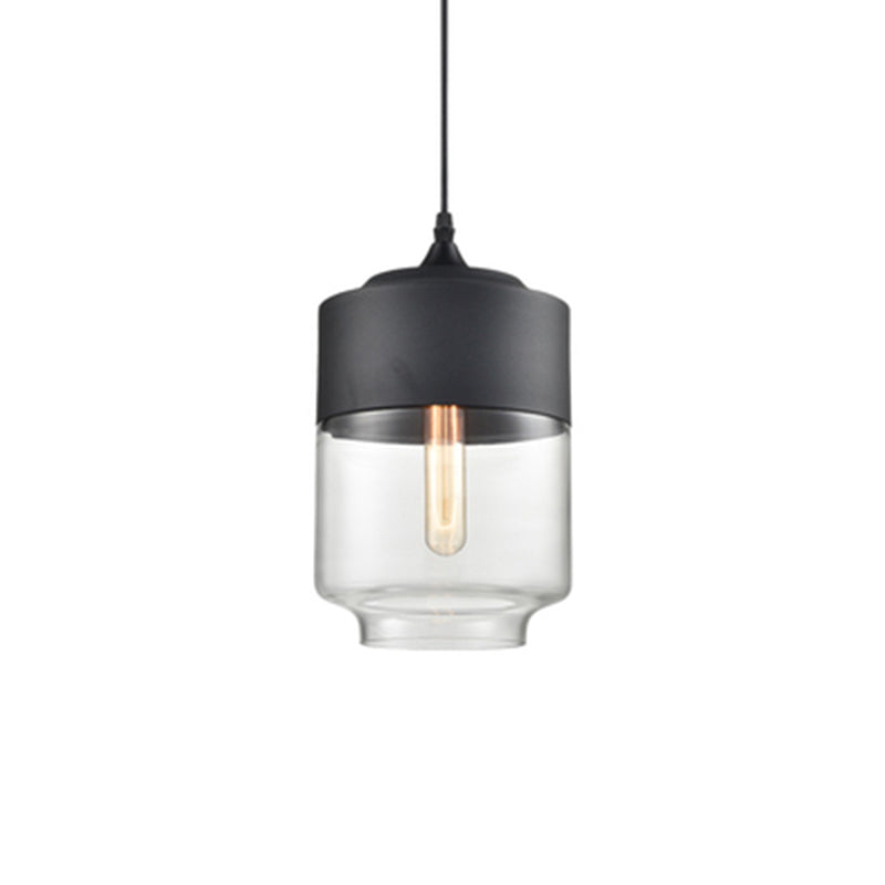 1 Light Pendelleuchte Leuchte für Industrieglas hängende Anhängerleuchten für das Restaurant