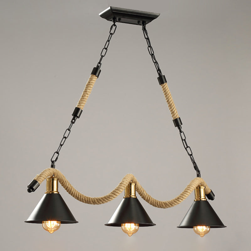 Adjustable Hanging Chain Island Chandelier Lights Industrial Metal Chandelier Lighting Fixtures