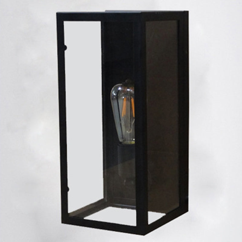 1 Light Wall Mounted Light Fixture Industrial Glass Wall Lights for Corridor