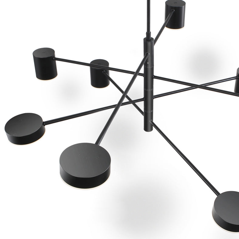 Metal Starburst Chandelier Lighting Fixture Modern Style LED Chandelier Light Fixture