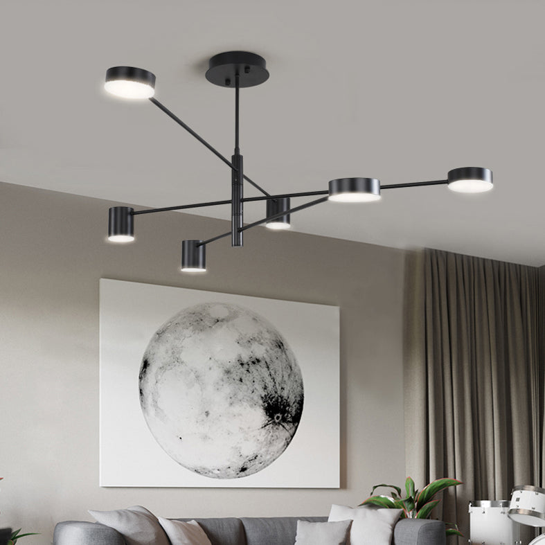 Metal Starburst Chandelier Lighting Fixture Modern Style LED Chandelier Light Fixture