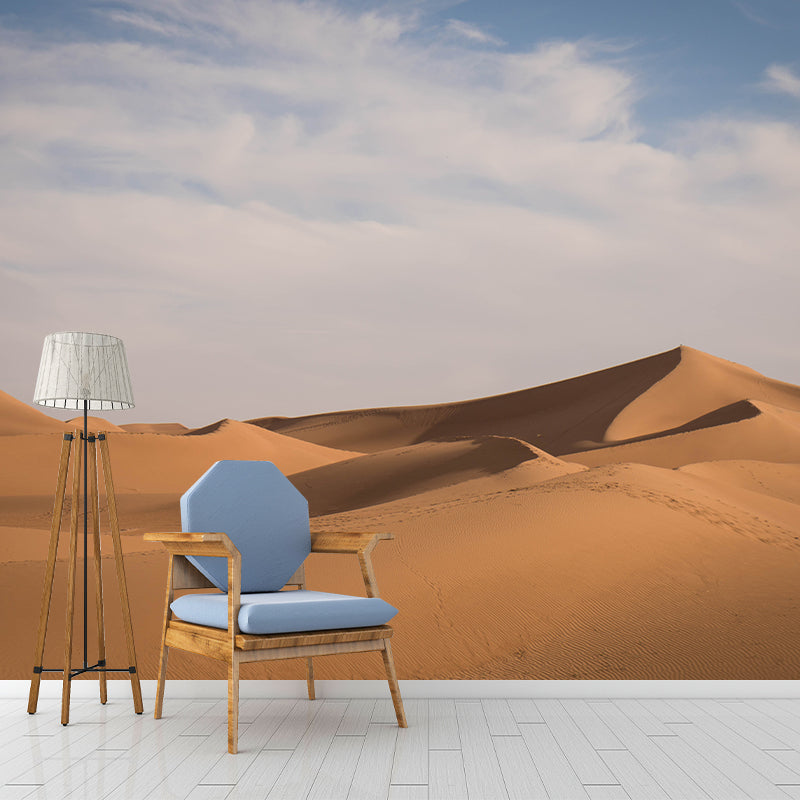 Modernism Big Desert Scenery Mural Wallpaper Stain Resistant Modern Interior Decoration