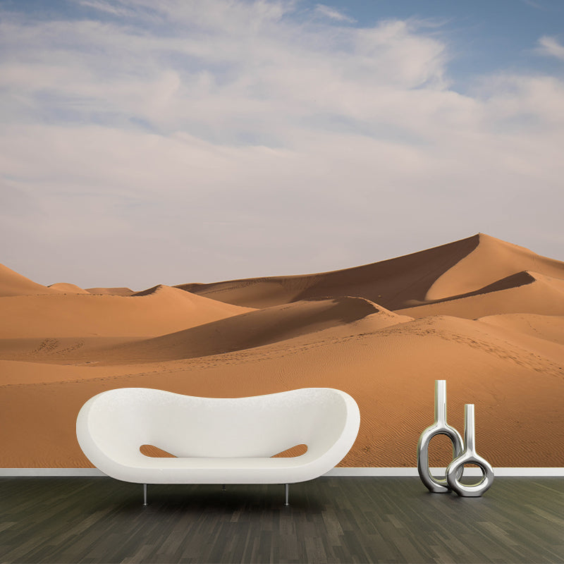 Modernism Big Desert Scenery Mural Wallpaper Stain Resistant Modern Interior Decoration