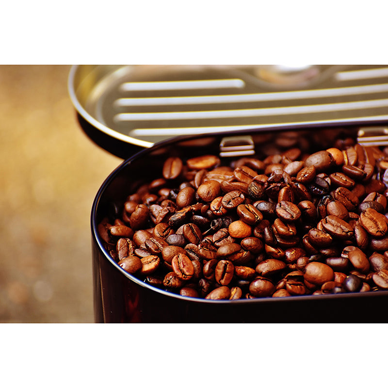 Commercial Use Photography Modern Mural Wallpaper with Coffee Bean Graphic for Coffee Bar