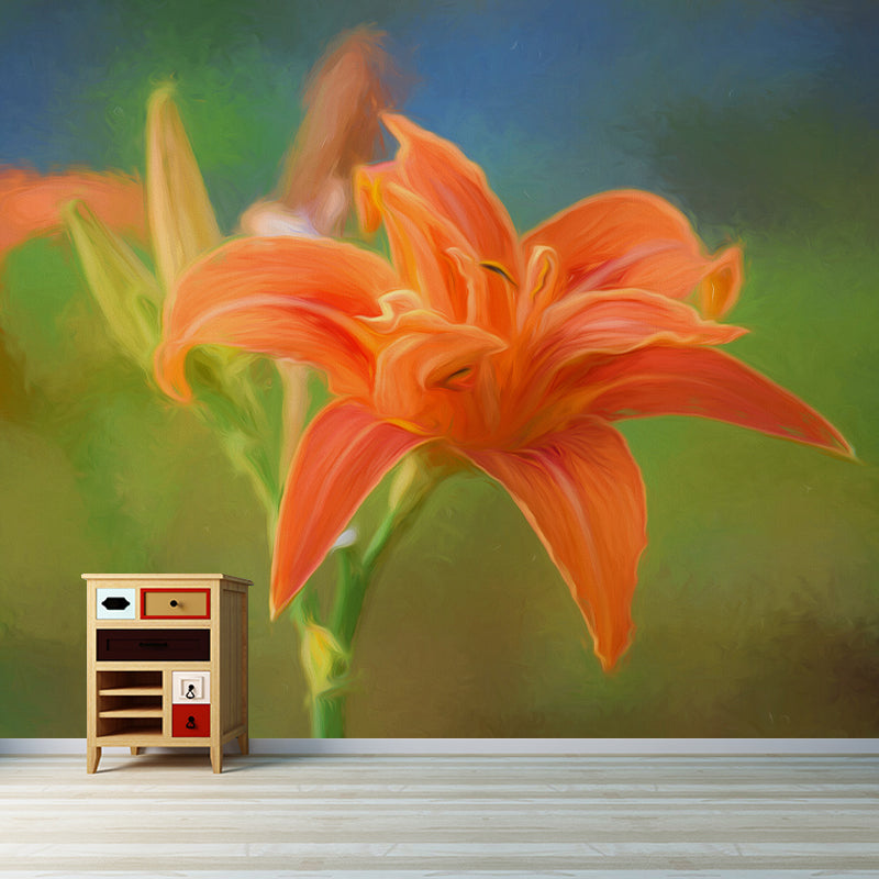 Beautiful Blossom Flower Home Decoration Wall Mural ,Washable Wallpaper for Interior Wall