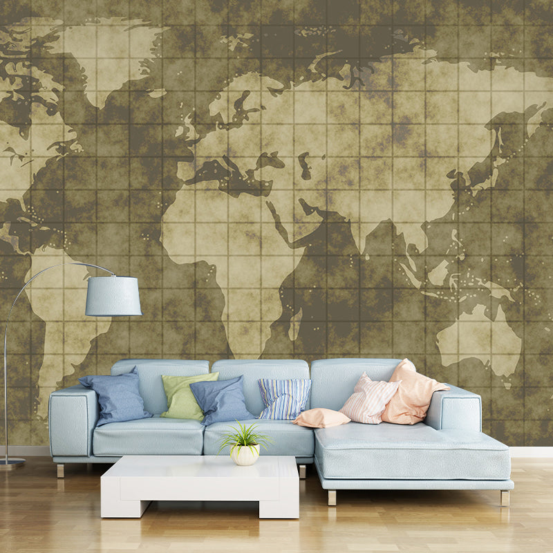 Continental Map Wall Murals Multiple Sizes Available Wall Covering for Bedroom