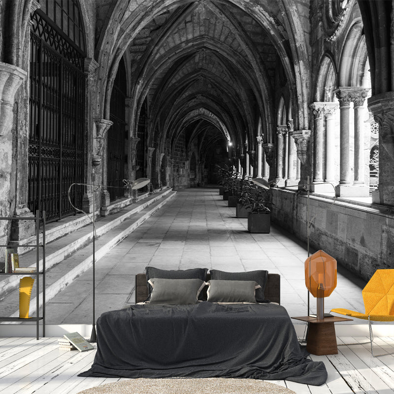 Soft Color Contemporary Mural Wallpaper Gallery Wall Decor for Living Room