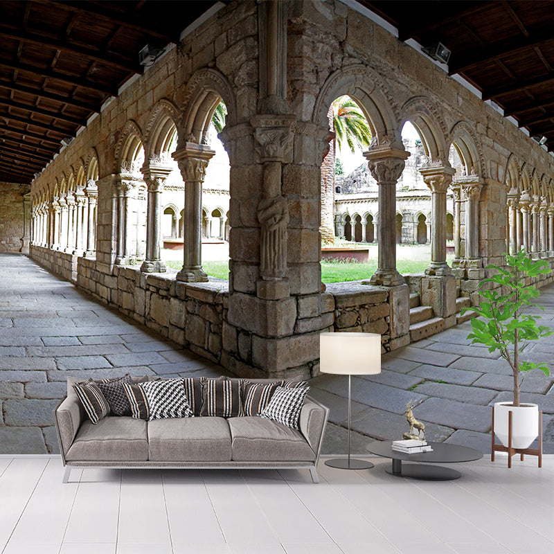 Soft Color Contemporary Mural Wallpaper Gallery Wall Decor for Living Room