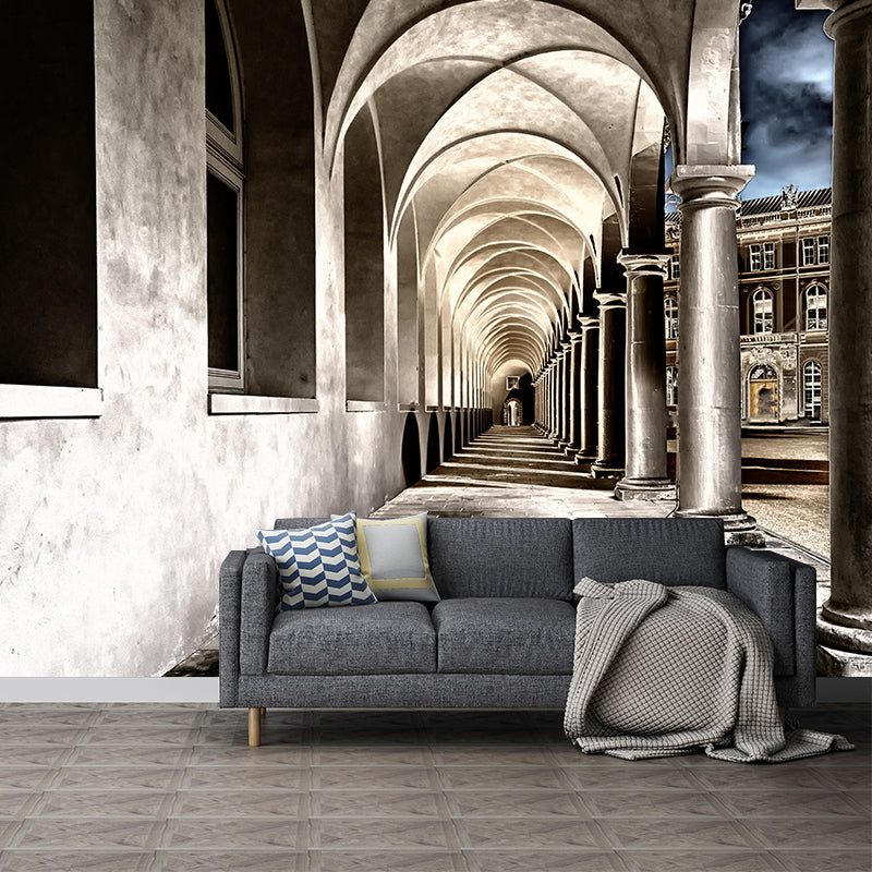 Photography Mural Wallpaper Eco-friendly Novelty Style Wall Covering for Fireplace