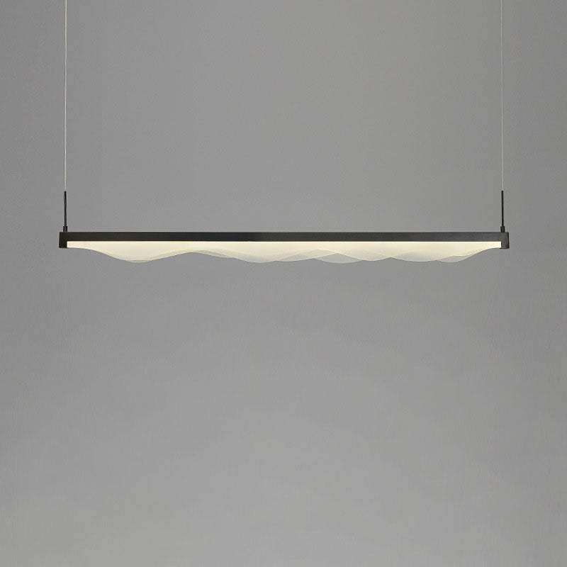 Contemporary Pendant Lights for Kitchen Island Linear Island Lighting in Wood