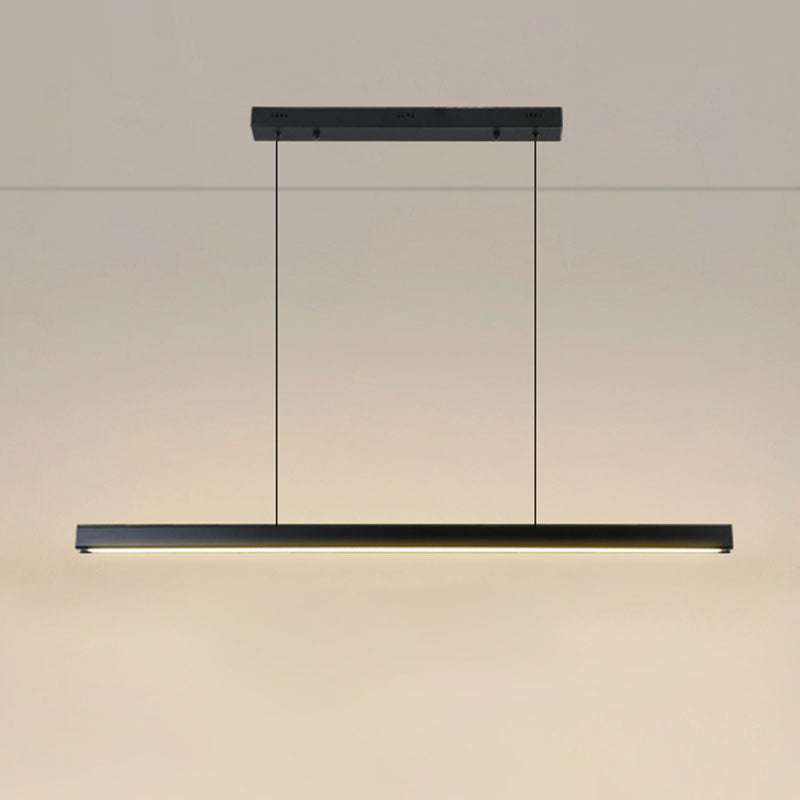 Luci a sospensione moderna contemporanea per l'illuminazione dell'isola lineare dell'isola della cucina
