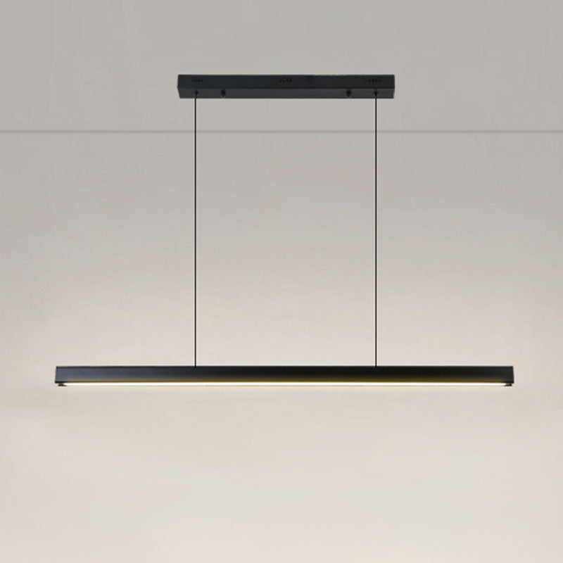 Luci a sospensione moderna contemporanea per l'illuminazione dell'isola lineare dell'isola della cucina