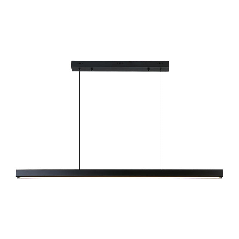 Luci a sospensione moderna contemporanea per l'illuminazione dell'isola lineare dell'isola della cucina