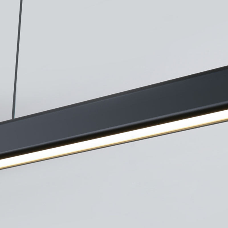 Luci a sospensione moderna contemporanea per l'illuminazione dell'isola lineare dell'isola della cucina