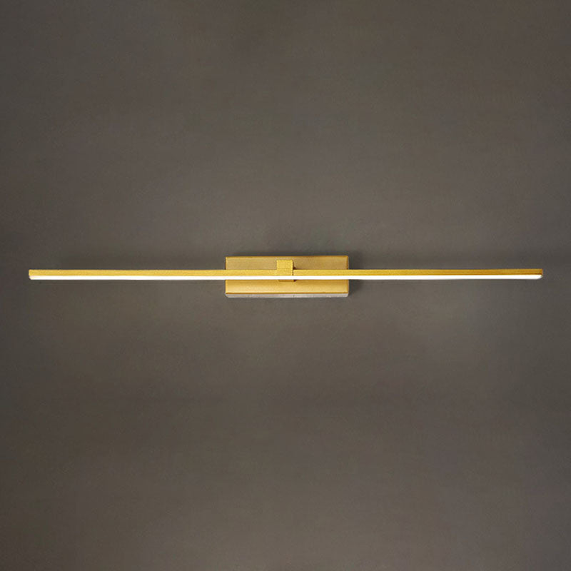 Moderne minimalistische lineare LED -Wandlampenmeldeslampe mit Acrylschatten